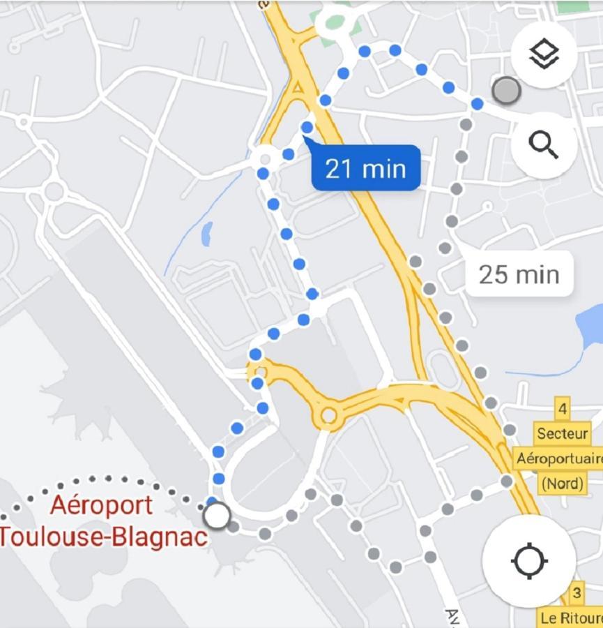 :) Spacieux T4 Aeroport, Ensoleille, Deco Soignee Blagnac Ngoại thất bức ảnh